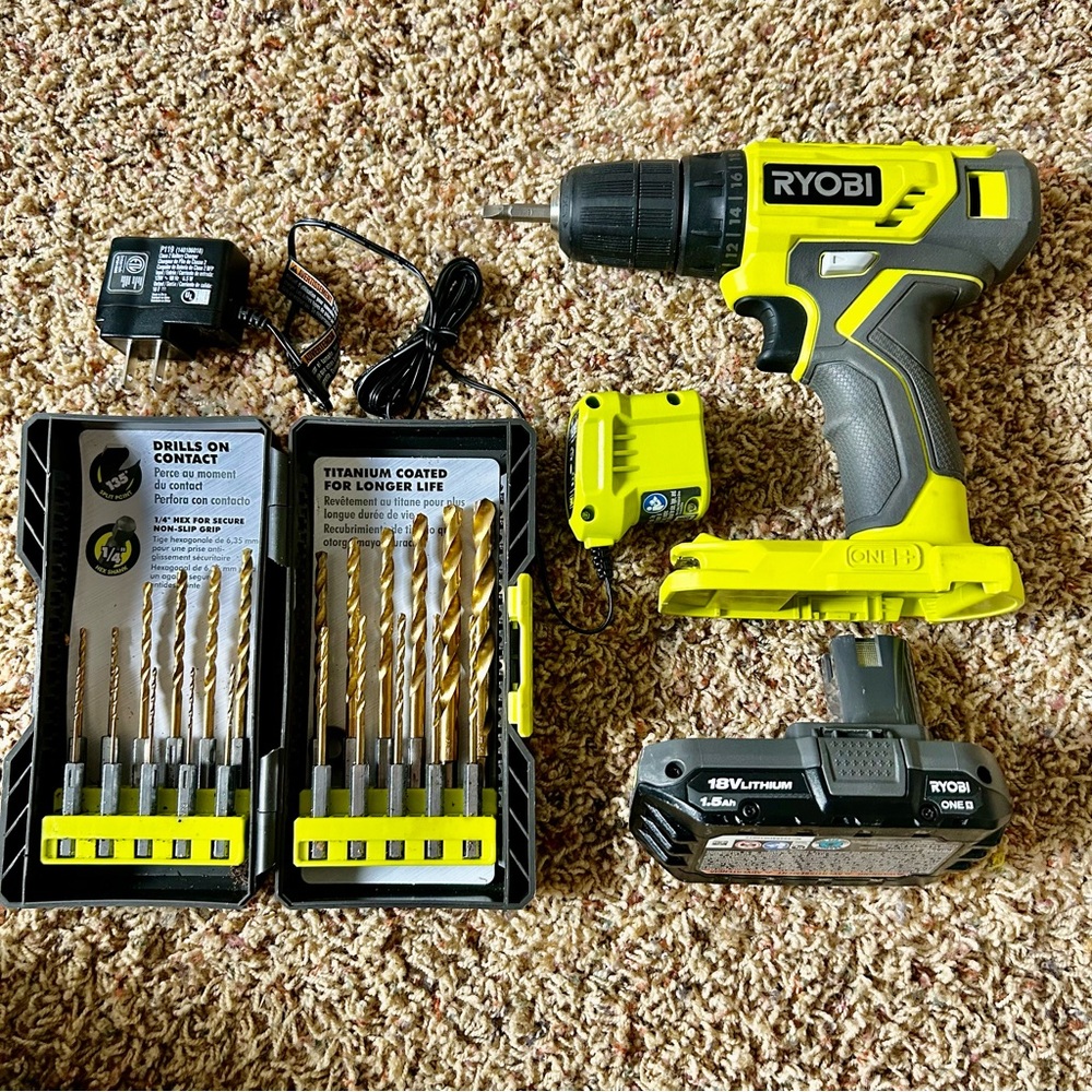 Ryobi Drill Set